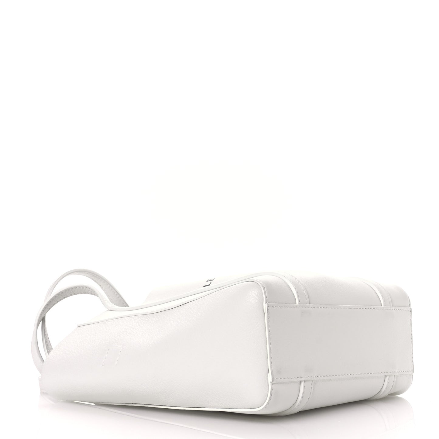 Smooth Calfskin Double Sided XXS Everyday Tote White Light Black