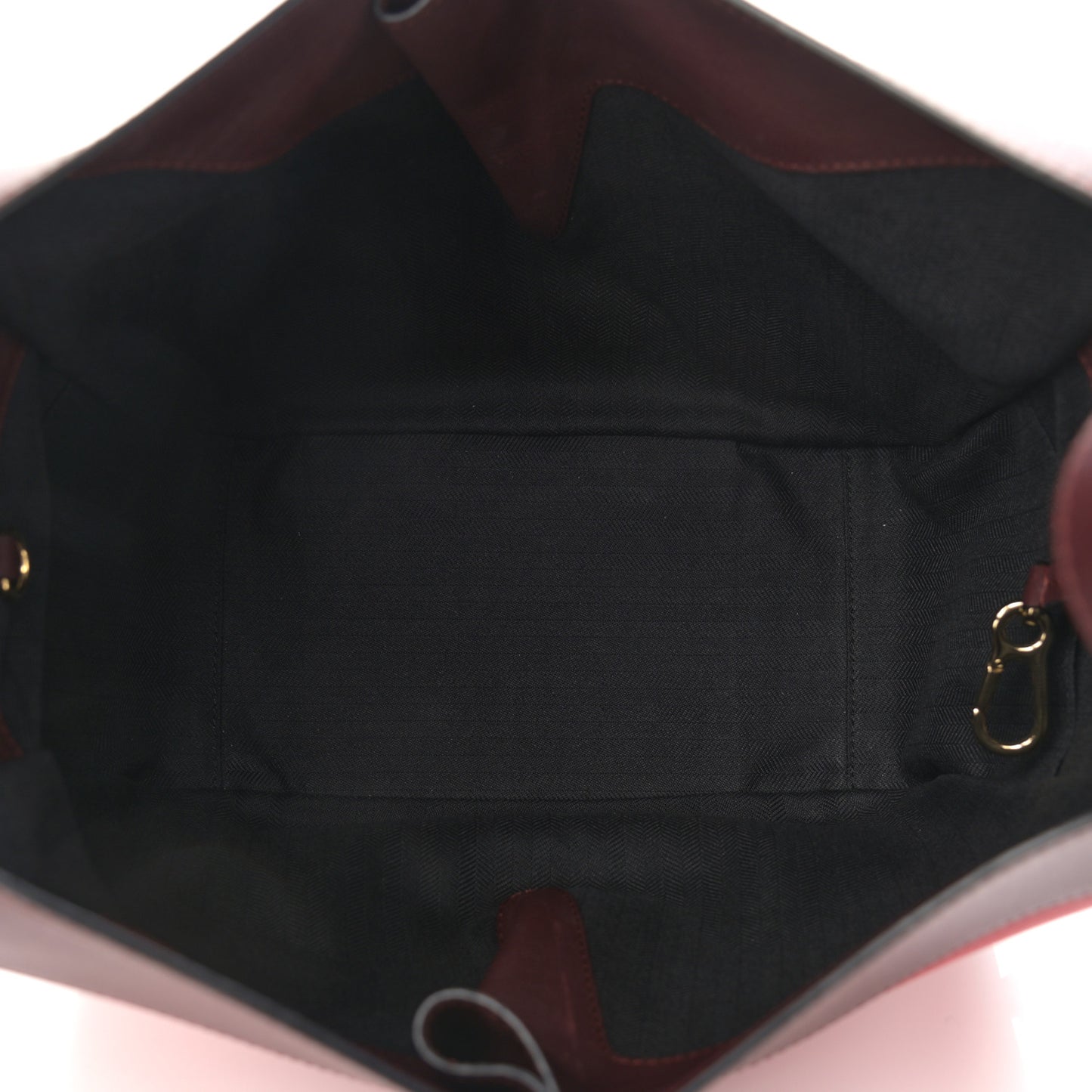 Calfskin Small Hammock Shoulder Bag Maroon Oxblood