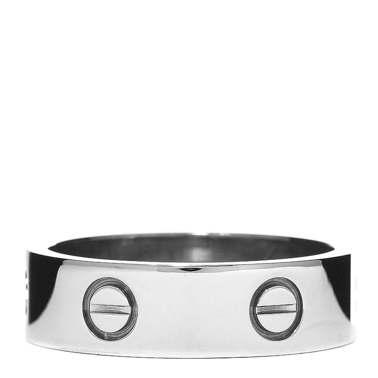 18K White Gold 6mm LOVE Ring 58 8.5