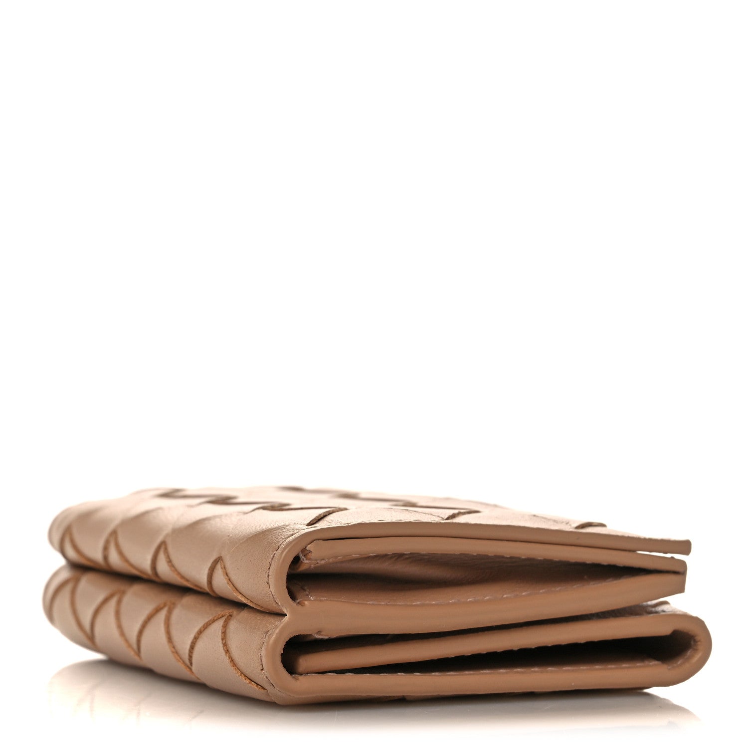 Bottega Veneta Nappa Intrecciato Trifold Wallet Cipria 4 of 7