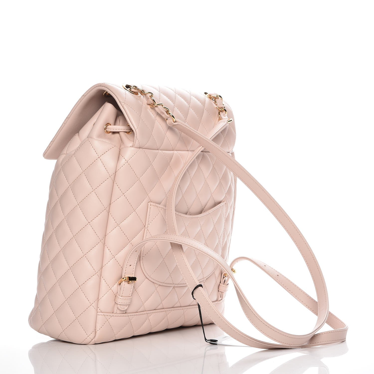 Chanel Lambskin Quilted Large Urban Spirit Backpack Beige 3 of 10
