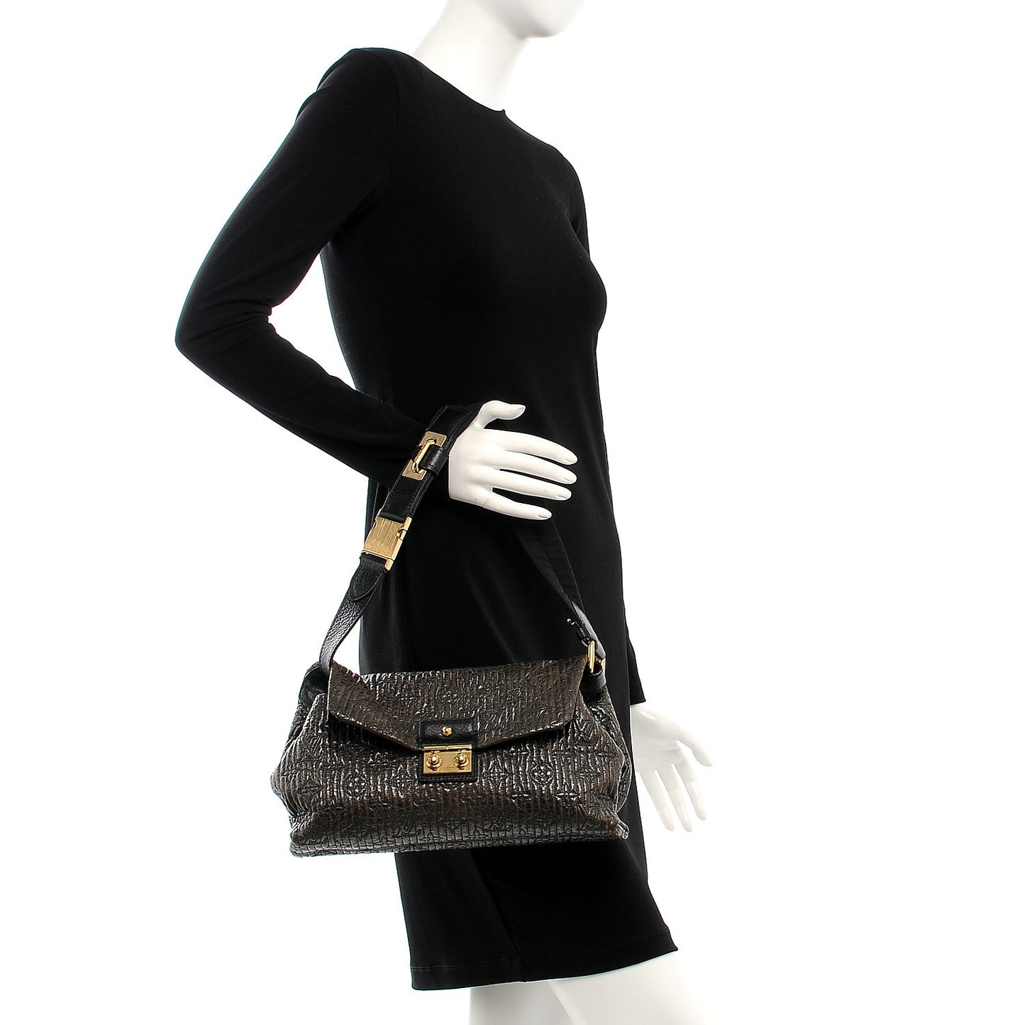 Monogram Motard Pochette Black