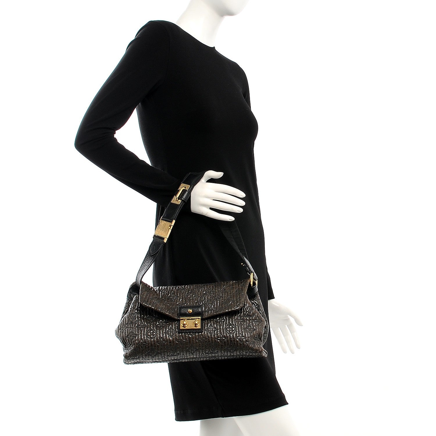 Louis Vuitton Monogram Motard Pochette Black 2 of 7