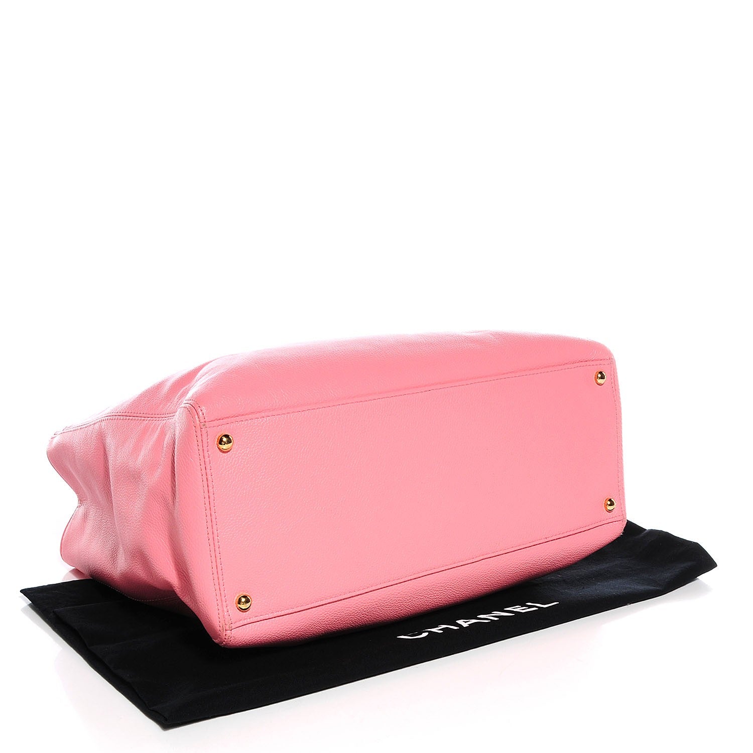 Chanel Calfskin Cerf Shopper Tote Pink 4 of 7
