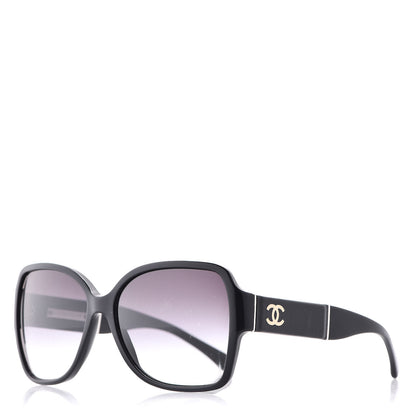 Chanel CC Sunglasses 1345 Black 1 of 8