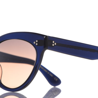 Oliver Peoples Acetate Cat Eye Roella Sunglasses Blue 8 of 10