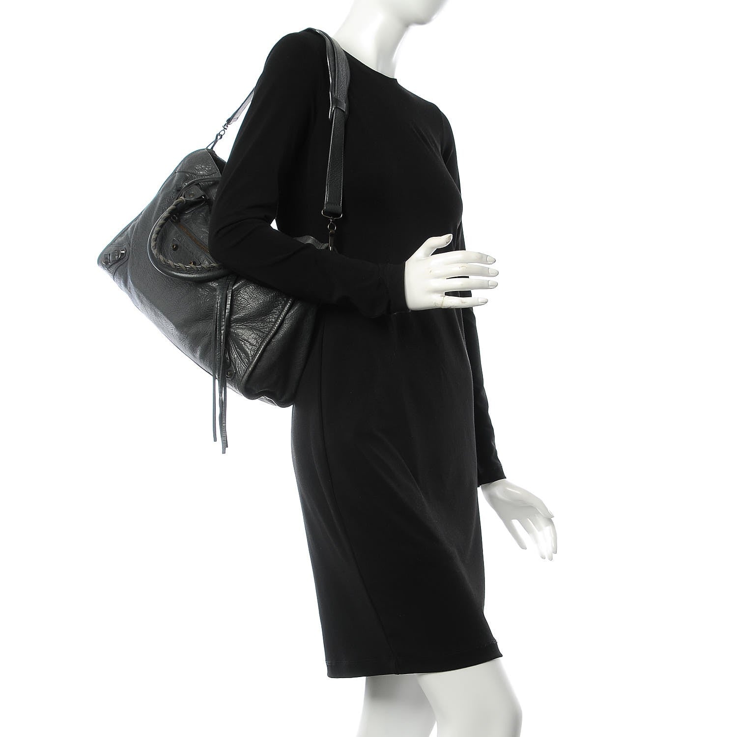 Balenciaga Agneau Classic Hardware City Anthracite 2 of 19
