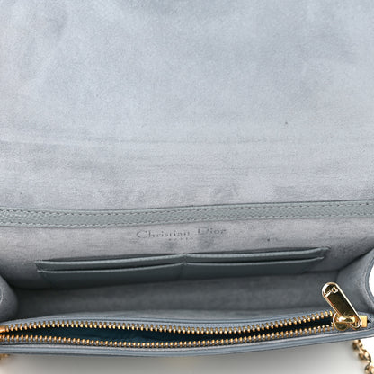 Christian Dior Calfskin 30 Montaigne 2 in 1 Pouch Cloud Blue 6 of 12