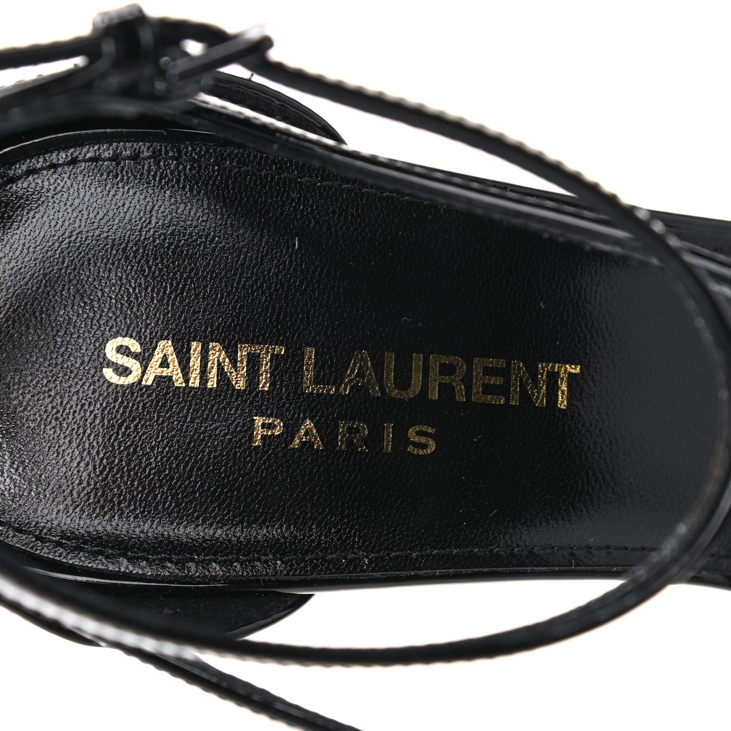 Patent Cassandra 100 Ankle Strap Sandals 39 Black