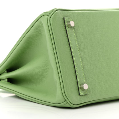 Hermes Epsom Birkin 30 Vert Criquet 9 of 14