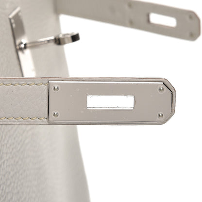 Hermes Taurillon Clemence Kelly Retourne 32 Gris Perle 11 of 33