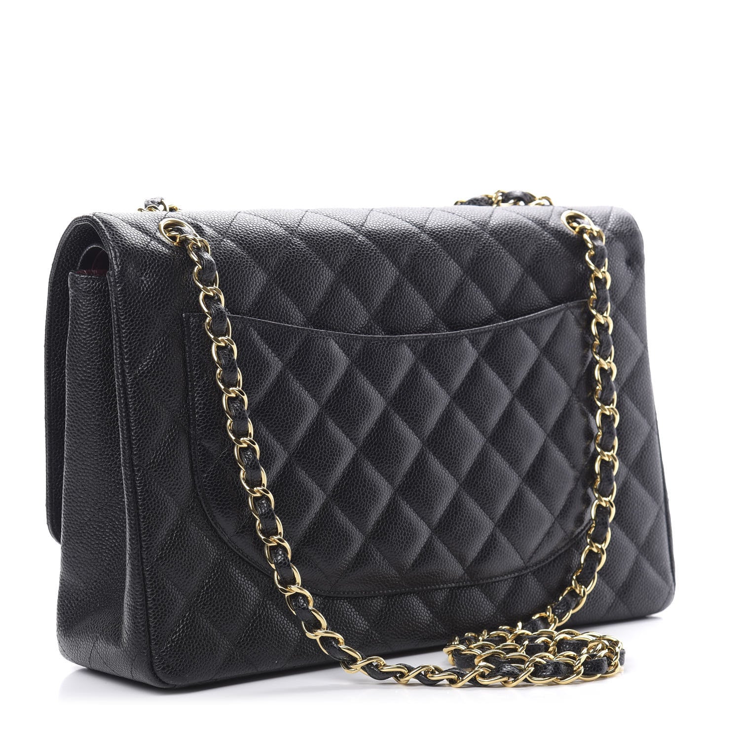Chanel Caviar Quilted Maxi Double Flap Black 3 of 10