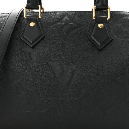 Louis Vuitton Empreinte Monogram Giant Speedy Bandouliere 25 Black 7 of 11