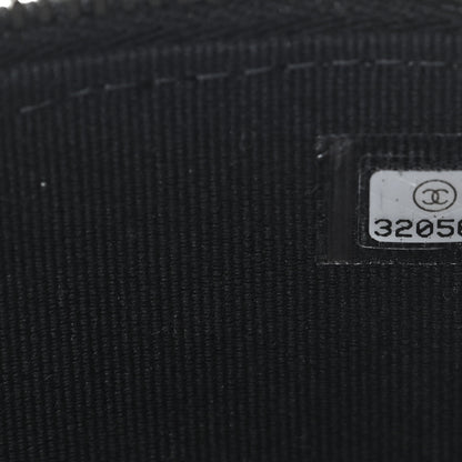 Chanel Tweed Diamond Threaded CC Pearl Crush Small Vanity Case With Chain Black Multicolor 7 of 11