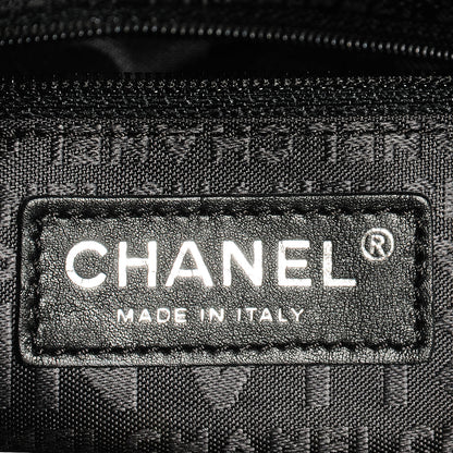 Chanel Distressed Lambskin Lady Braid Small Tote Black 7 of 9
