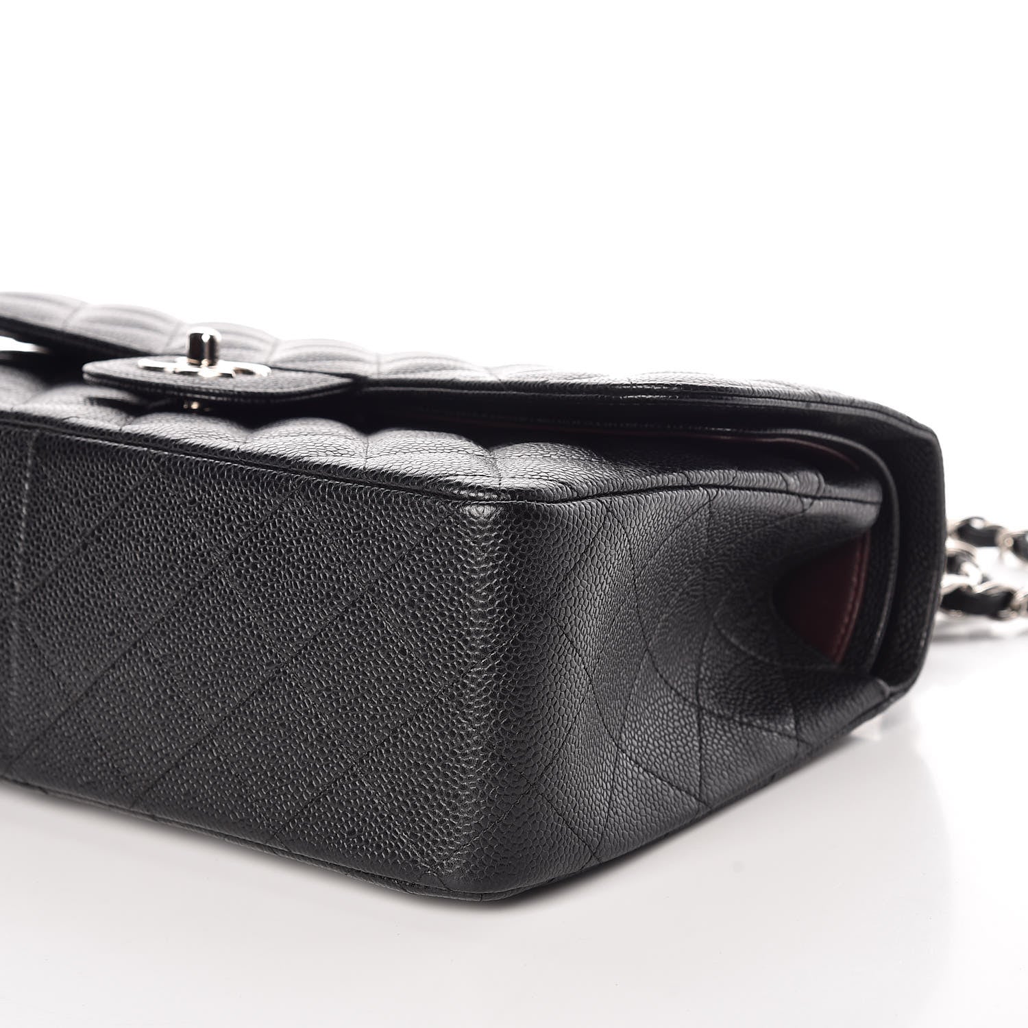 Chanel Caviar Quilted Jumbo Double Flap Black 6 of 10