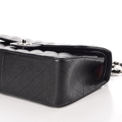 Chanel Caviar Quilted Jumbo Double Flap Black 6 of 10