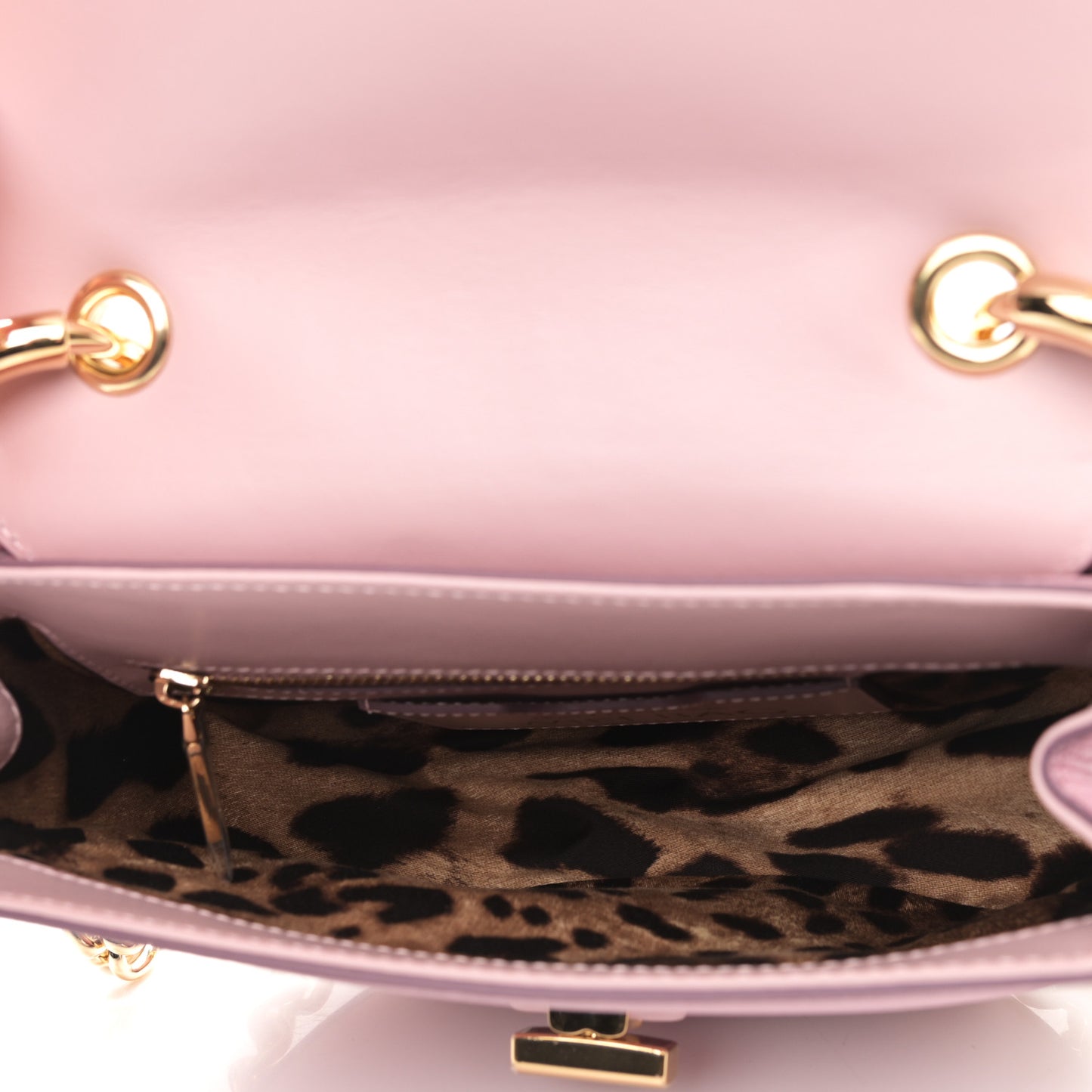 Calfskin Media Wifi Shoulder Bag Pink