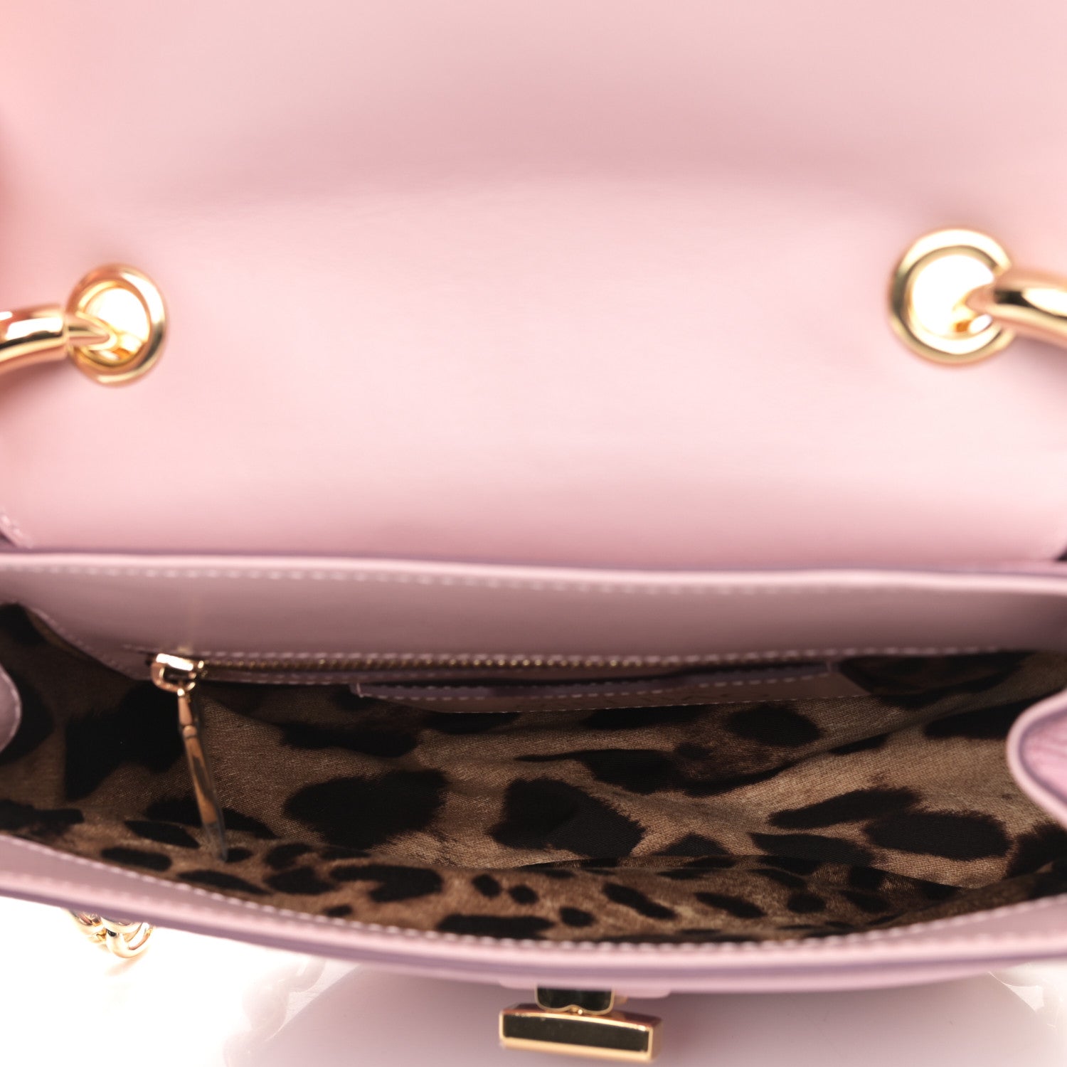 Dolce & Gabbana Calfskin Media Wifi Shoulder Bag Pink 4 of 9