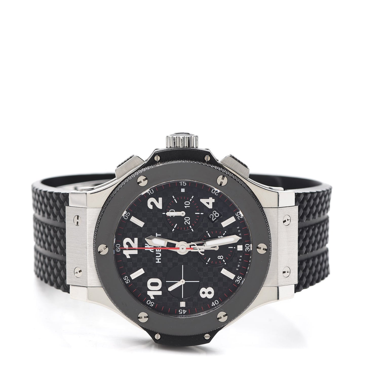 Stainless Steel Ceramic Rubber 44mm Big Bang Automatic Watch Black 301.SB.131.RX