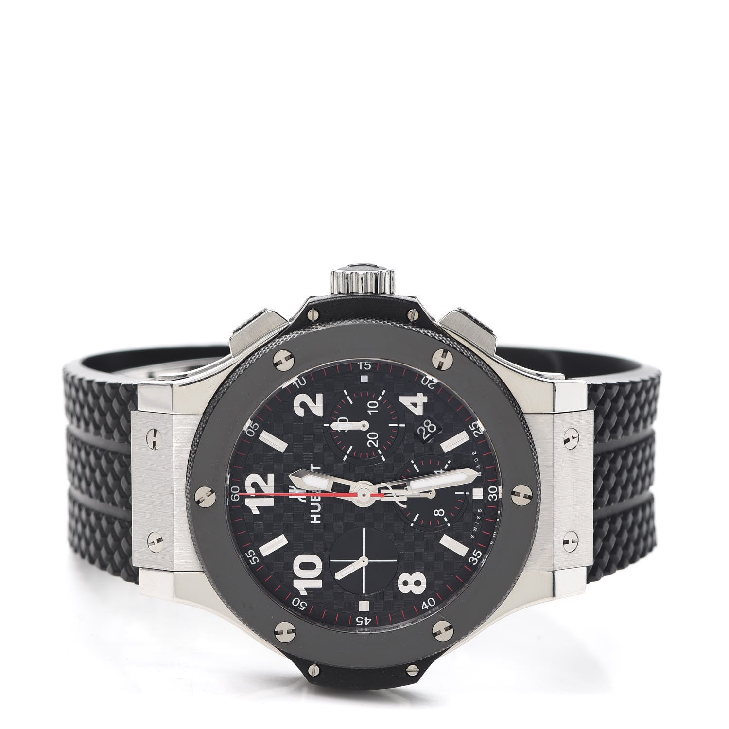 Hublot Stainless Steel Ceramic Rubber 44mm Big Bang Automatic Watch Black 301.SB.131.RX 2 of 6