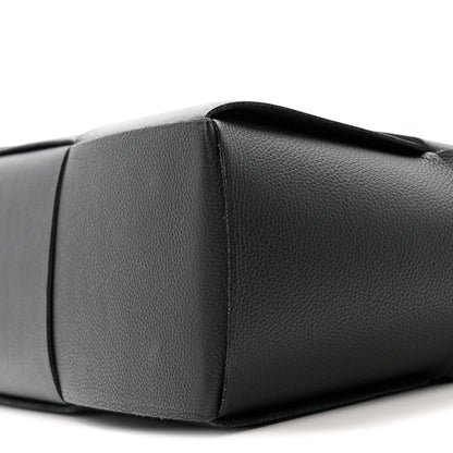 Bottega Veneta Grained Calfskin Maxi Intrecciato Medium Arco Tote Black 9 of 13