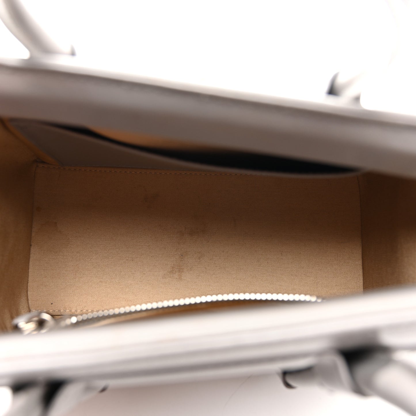 Box Calfskin Mini Lock Antigona Shoulder Bag Medium Grey