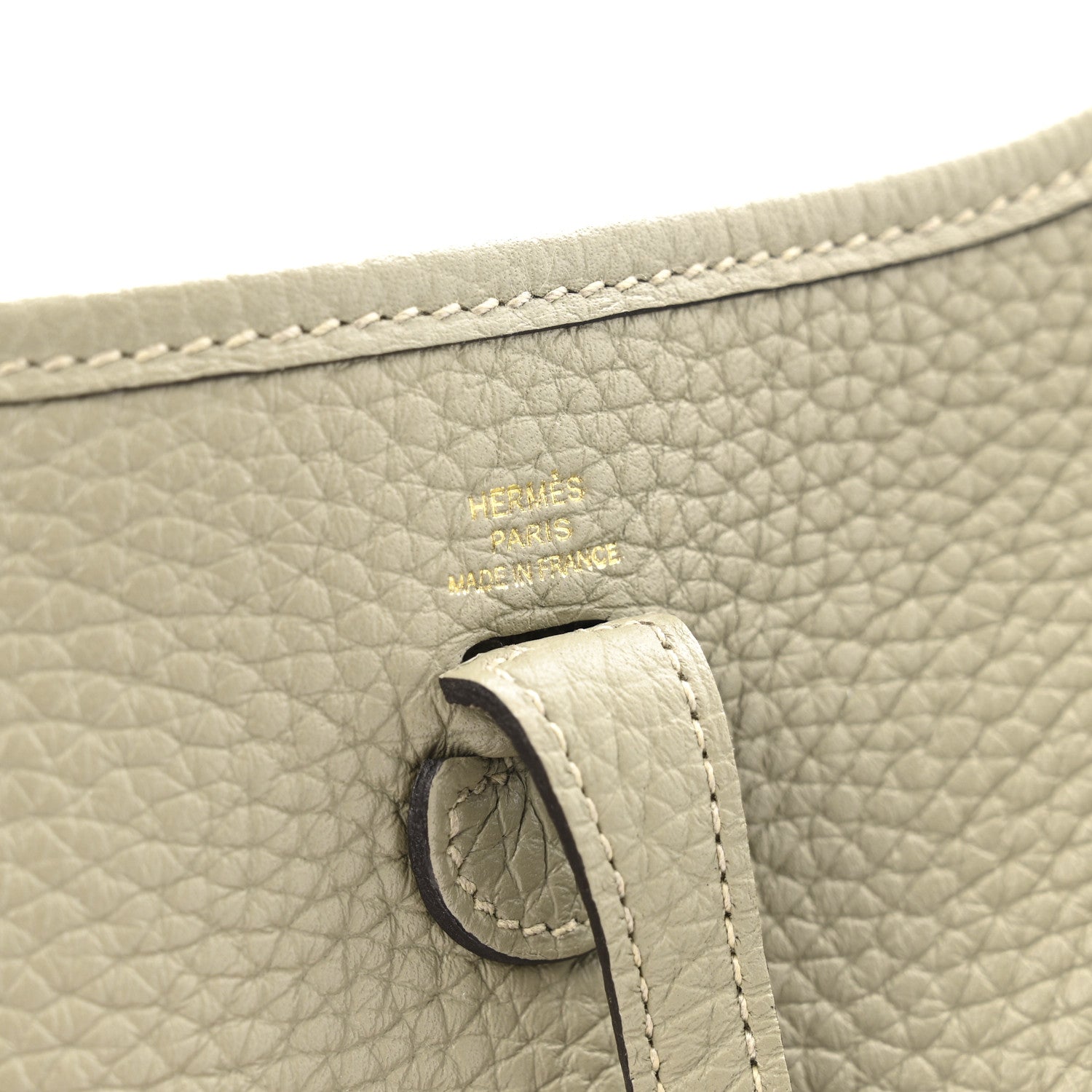 Hermes Taurillon Clemence Amazone Evelyne TPM Sauge 6 of 11