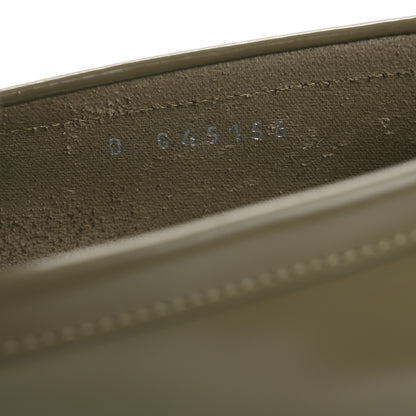 Chanel Calfskin Metal CC Loafers 38.5 Khaki 9 of 10