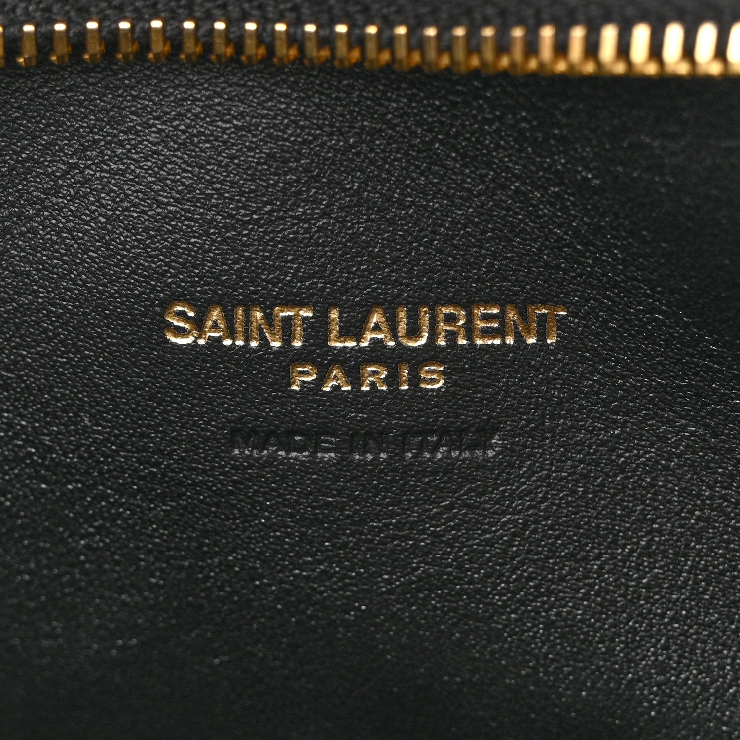 Saint Laurent Lambskin Small Calypso Pouch Black 6 of 10