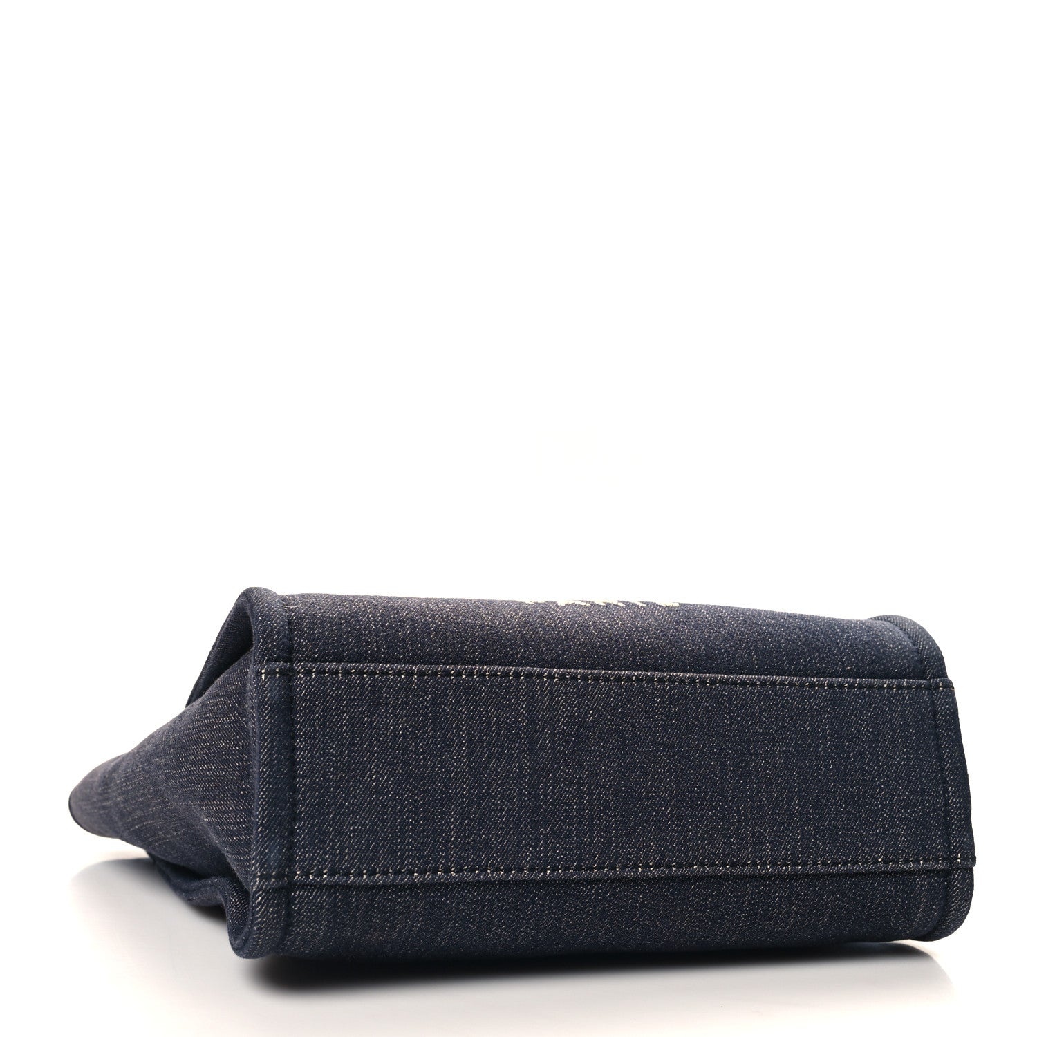 Chanel Denim Mini Deauville Tote Dark Blue 4 of 10