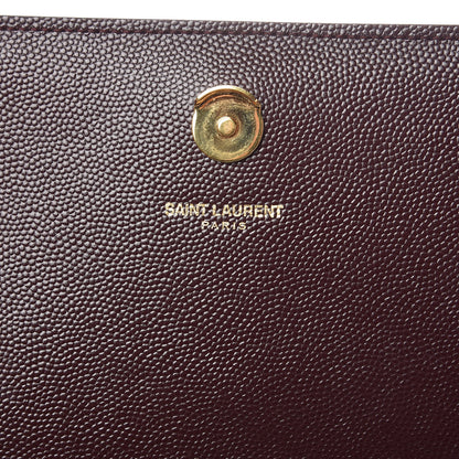 Saint Laurent Grain De Poudre Medium Classic Monogram Kate Satchel Amaranto 6 of 10