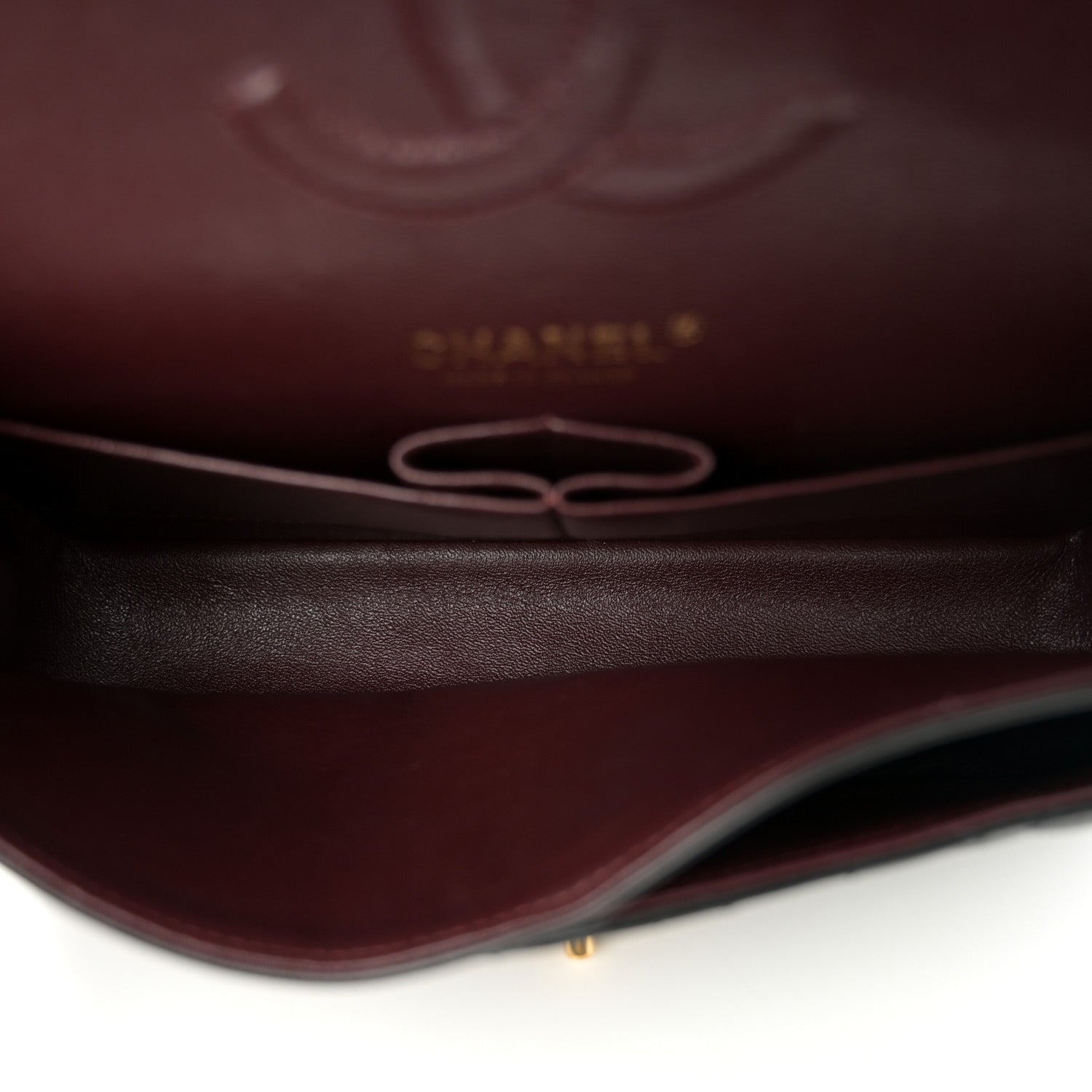 Chanel Lambskin Quilted Medium Double Flap Black 5 of 12