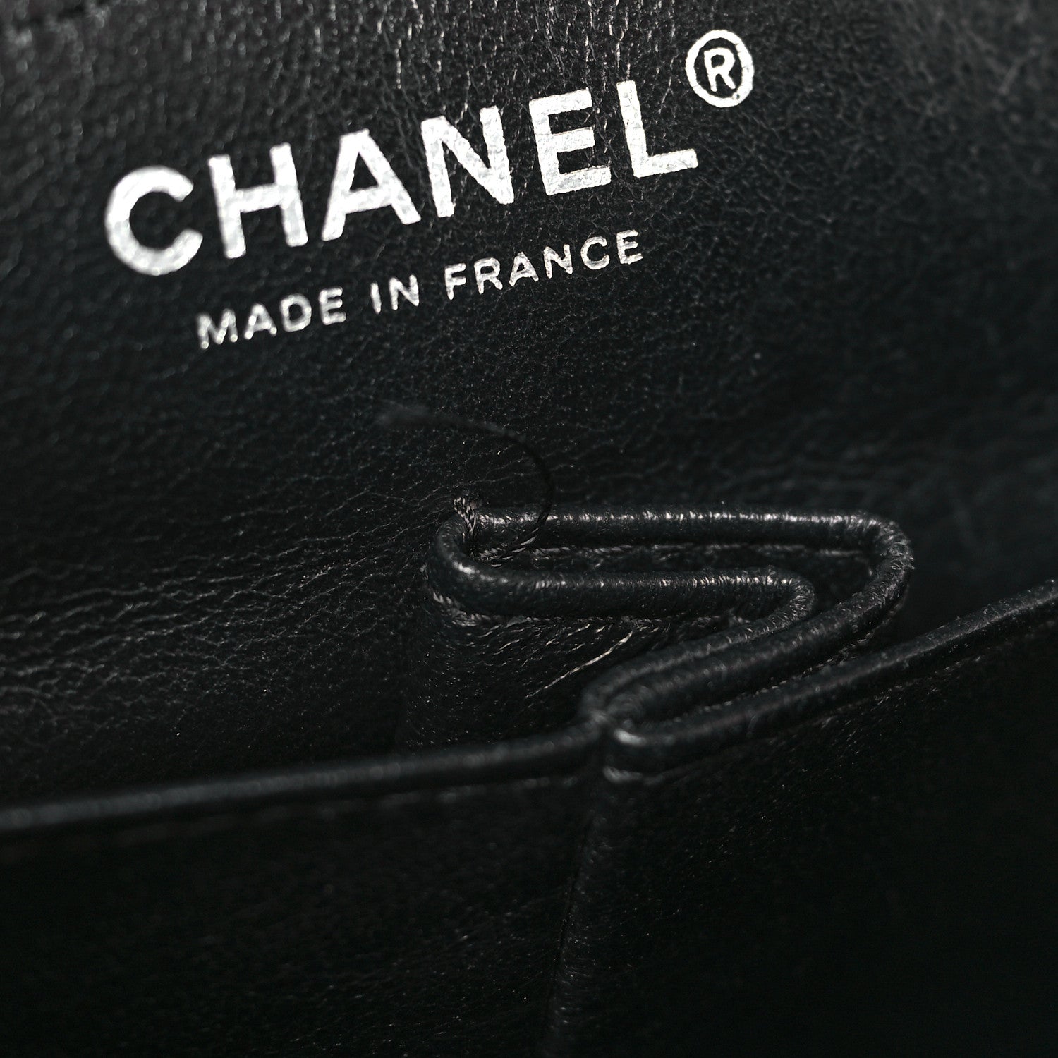 Chanel Metallic Calfskin Striped 2.55 Reissue 227 Flap Black 10 of 10