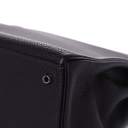 Hermes Togo Kelly Retourne 35 Raisin 11 of 20