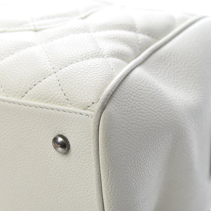 Chanel Caviar Quilted Large Casual Pocket Tote White 11 of 19