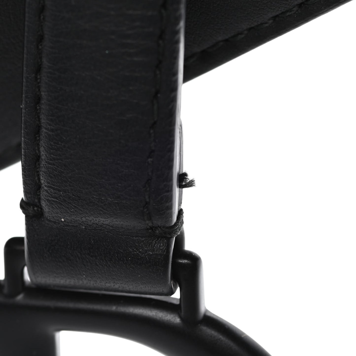 Ultra Matte Calfskin Mini Saddle Bag Black