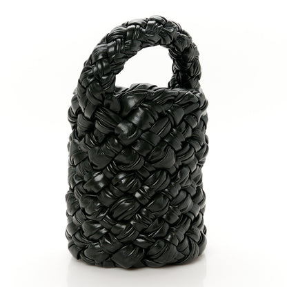 Bottega Veneta Calfskin Intrecciato Kalimero Bucket Bag Dark Green 4 of 11