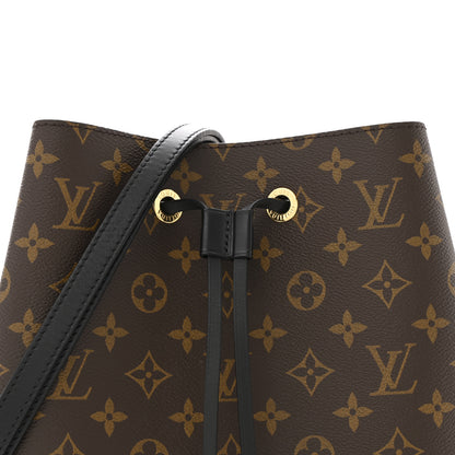 Louis Vuitton Monogram Neonoe MM Black 7 of 12