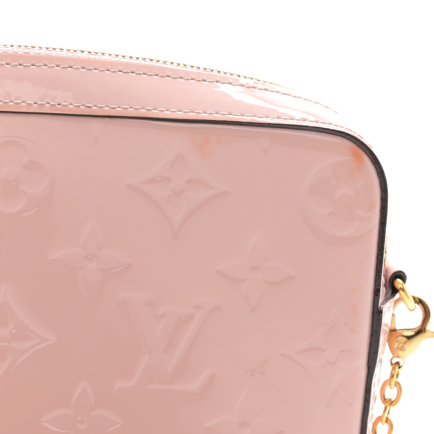 Louis Vuitton Vernis Camera Pouch Rose Ballerine 12 of 13