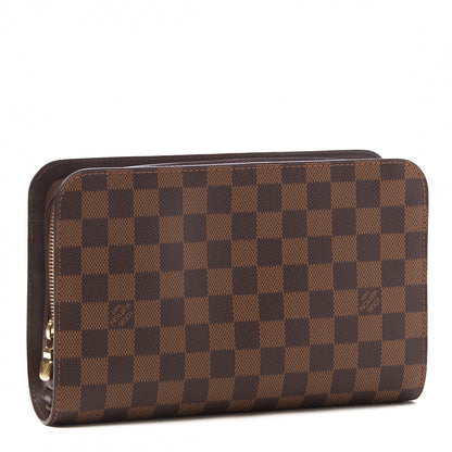 Louis Vuitton Damier Ebene Pochette Saint Louis Clutch 2 of 7