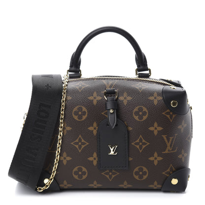 Louis Vuitton Monogram Petite Malle Souple Black 1 of 10