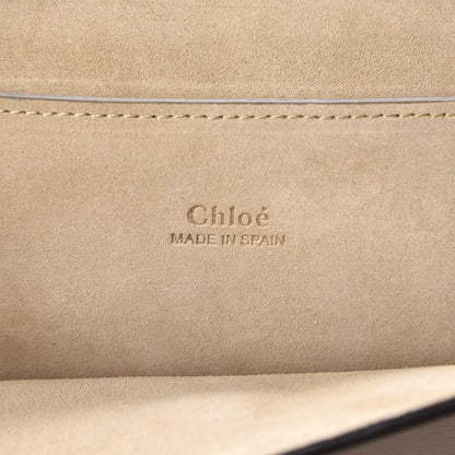Chloe Suede Calfskin Faye Clutch Motty Grey 6 of 9