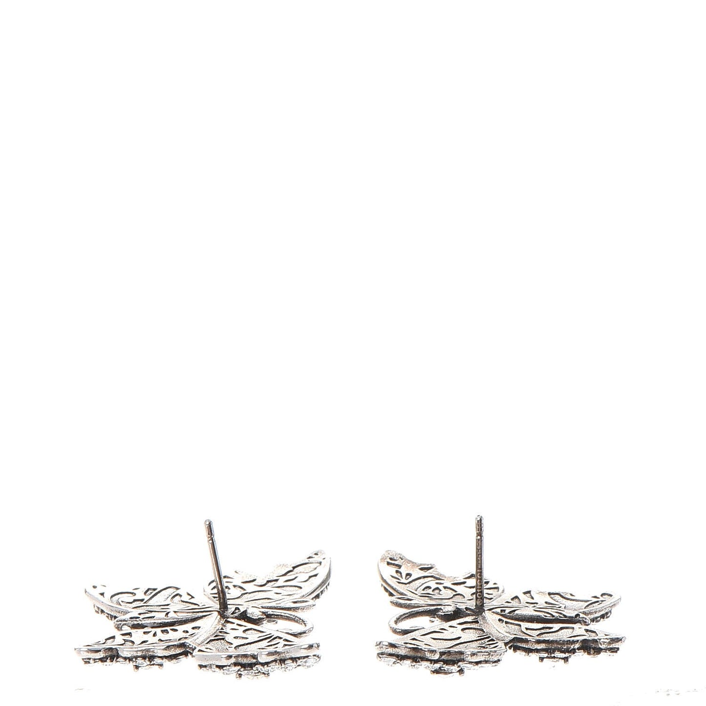 Crystal Butterfly Stud Earrings