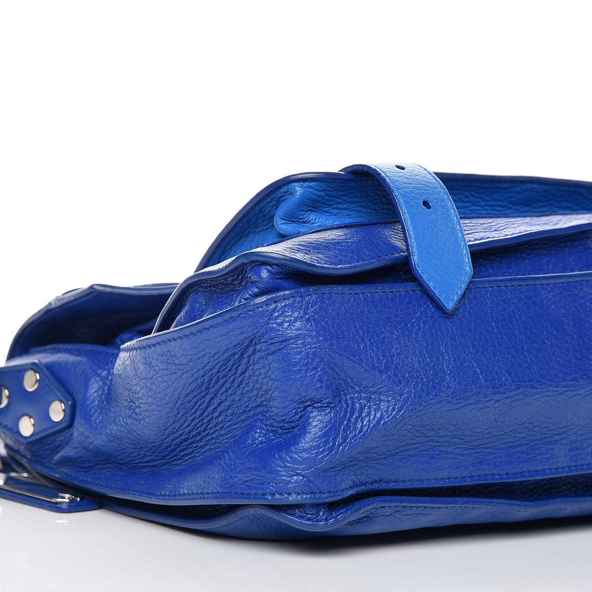 Grained Deerskin Medium Bicolor PS1 Satchel