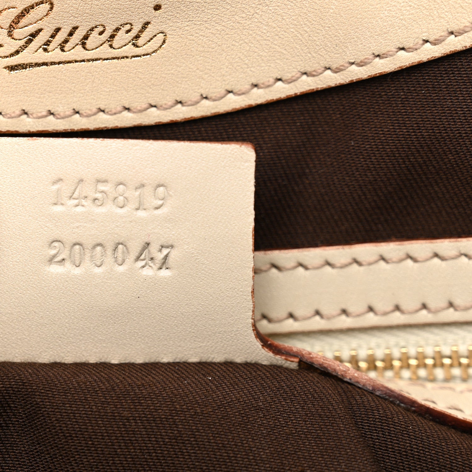 Gucci Guccissima Bardot Tote Off White 7 of 16