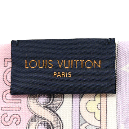 Louis Vuitton Silk Monogram Around The World Bandeau Mauve 3 of 3