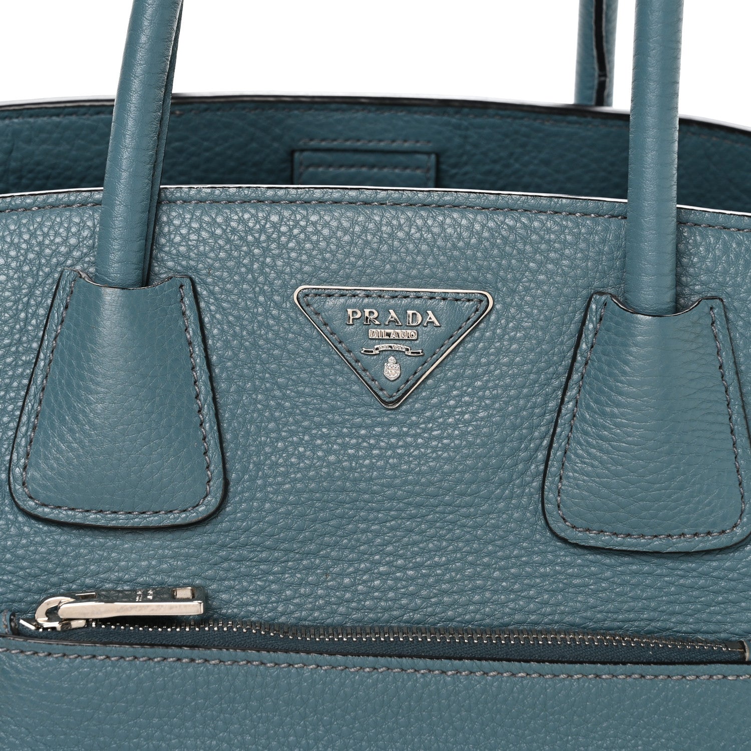 Prada Vitello Phenix Shopping Tote Marine 8 of 12