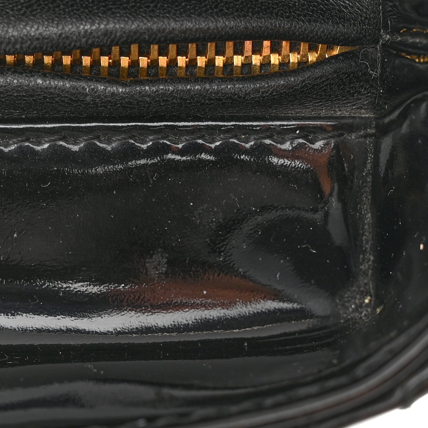 Patent Cannage Large Lady Dior Black