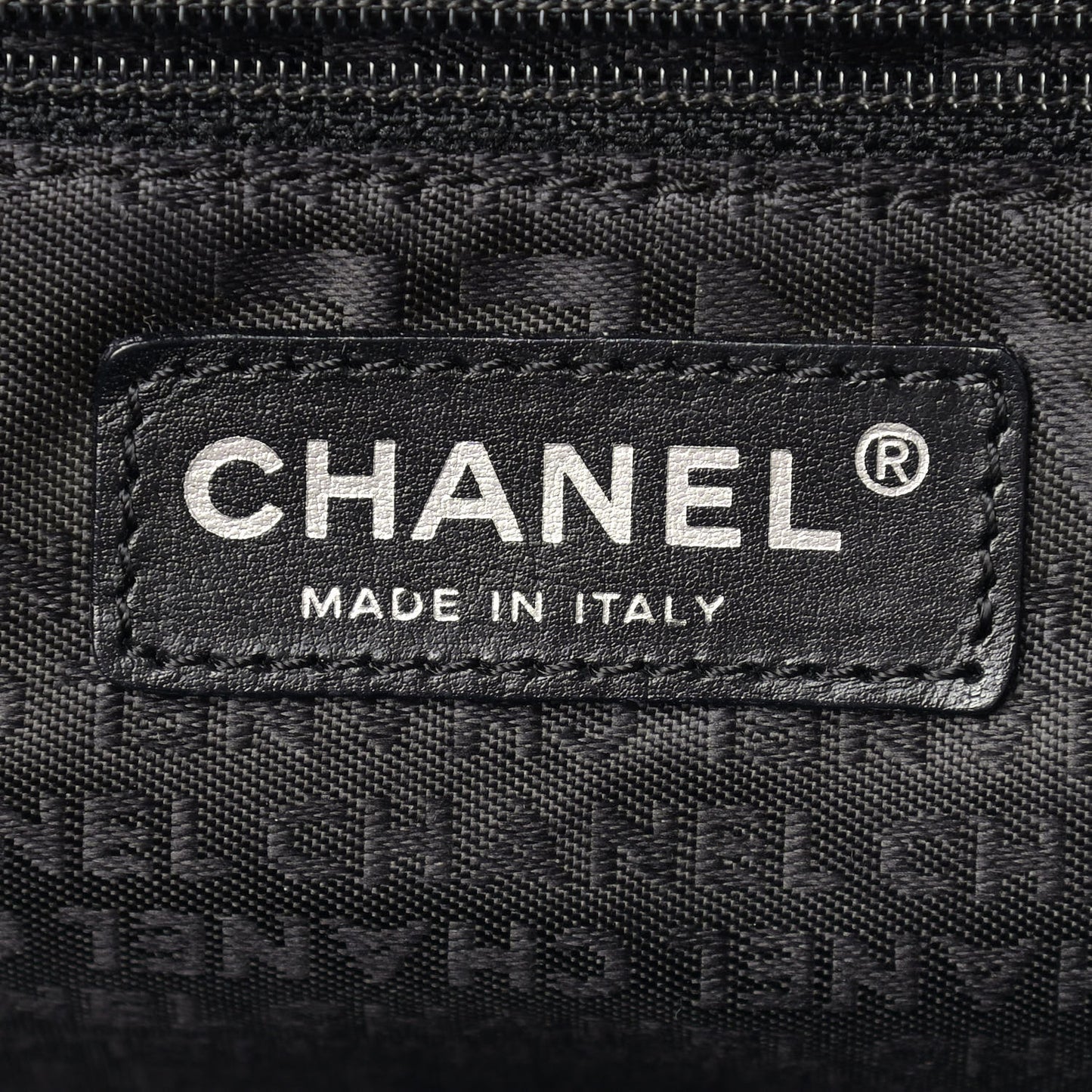 Caviar Square Stitched Tote Black